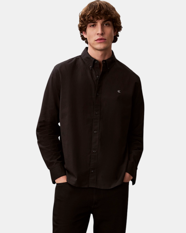 Camisas de manga comprida para homem CALVIN KLEIN Preto LV140EM125UB1