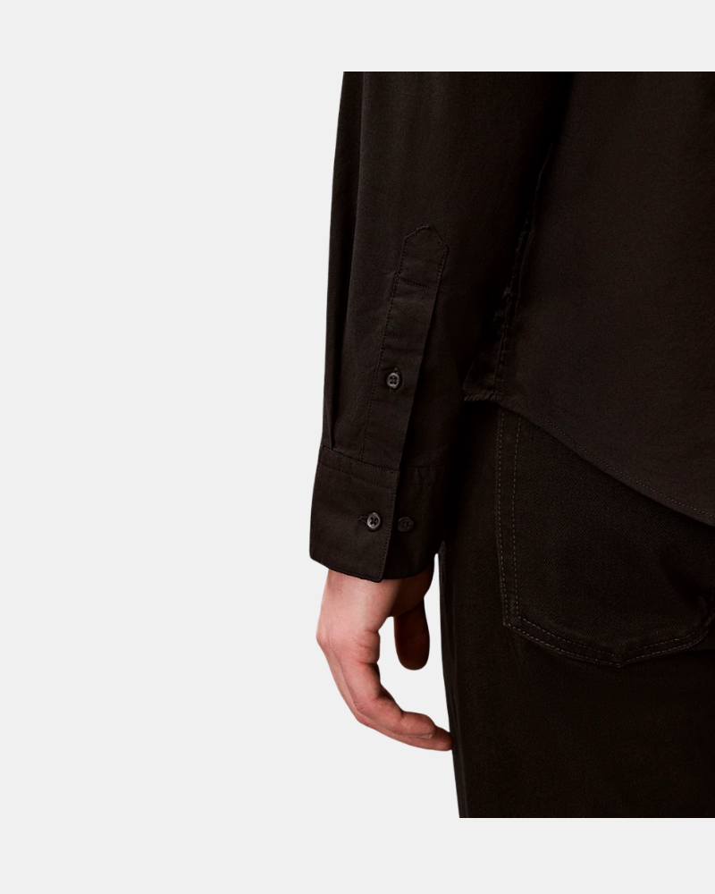 Camisas de manga comprida para homem CALVIN KLEIN Preto LV140EM125UB1