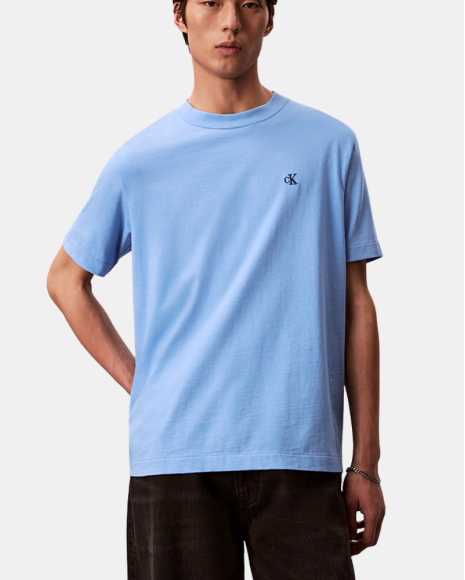 T-shirts de manga curta para homem CALVIN KLEIN Azul LV04RC275GC32