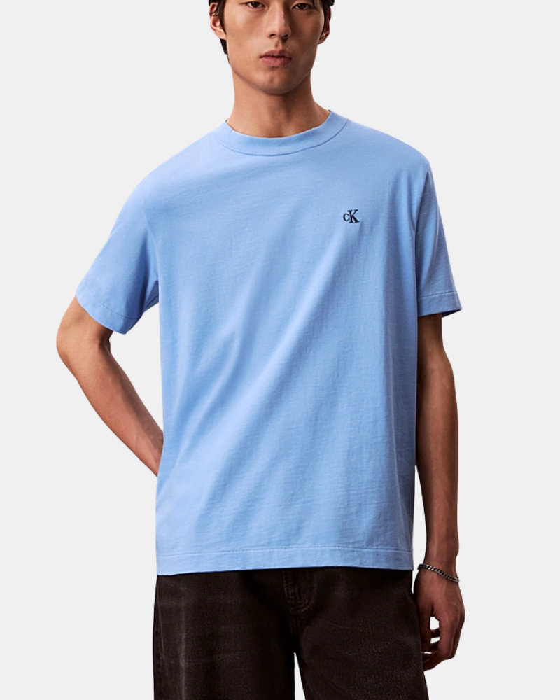 T-shirts de manga curta para homem CALVIN KLEIN Azul LV04RC275GC32