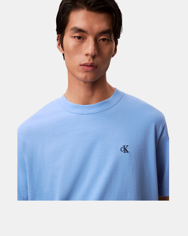 T-shirts de manga curta para homem CALVIN KLEIN Azul LV04RC275GC32
