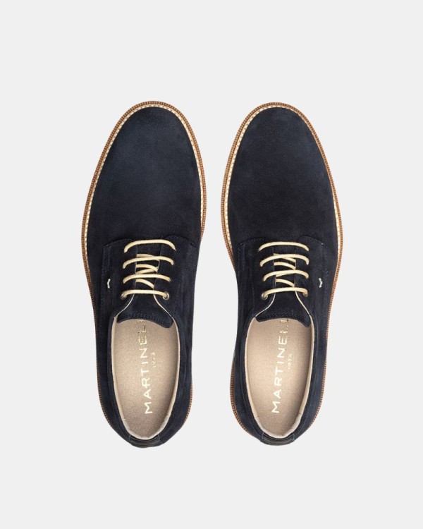 Sapatos Baixos Masculinos MARTINELLI Azul WATFORD 1689 2889X