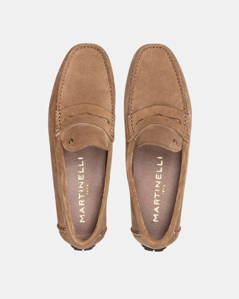 Sapatos Mocassins Homem MARTINELLI Castanho PACIFIC 1411 2496W