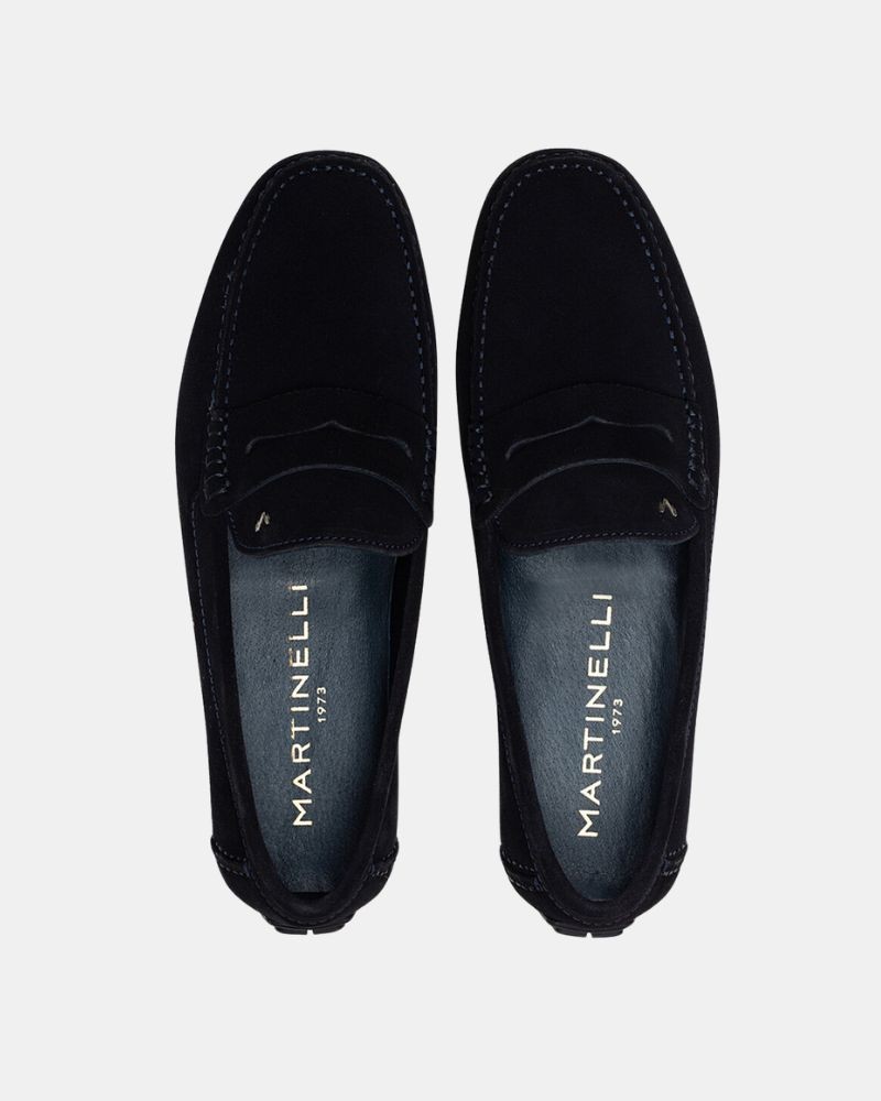 Sapatos Mocassins Homem MARTINELLI Azul PACIFIC 1411 2496X