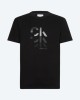 CALVIN KLEIN K10K109800BEH LOGO T-SHIRT Camisetas Manga corta Hombre Negro
