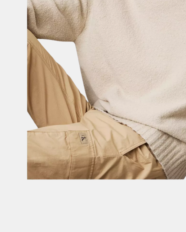 Pantalones Largos Hombre CALVIN KLEIN Beige LV04RD608GPF2