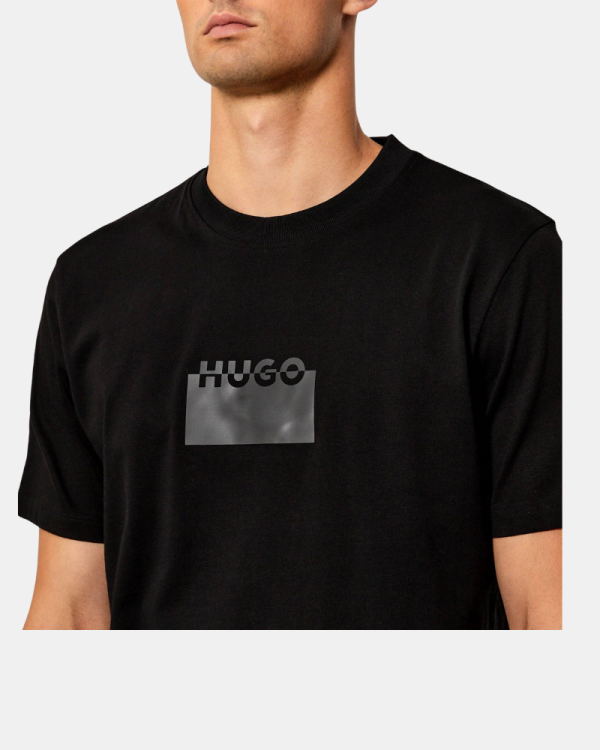 Camisetas de manga curta Homem HUGO Preto 50546867 DELASTIO