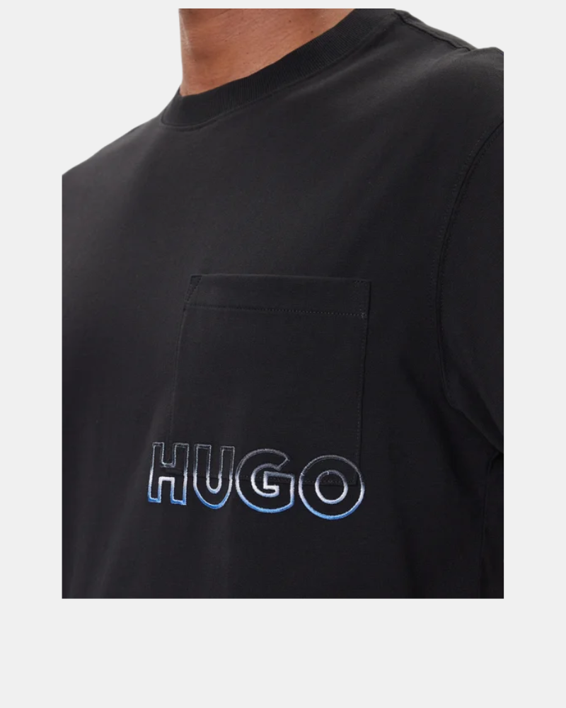Camisetas Manga curta Homem HUGO Preto 50549120 NOGOSTE