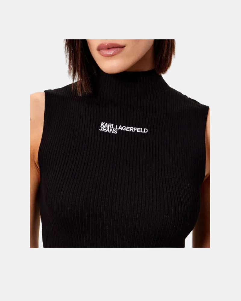 Vestidos Manga curta Mulher Karl Lagerfeld Preto B1W13041