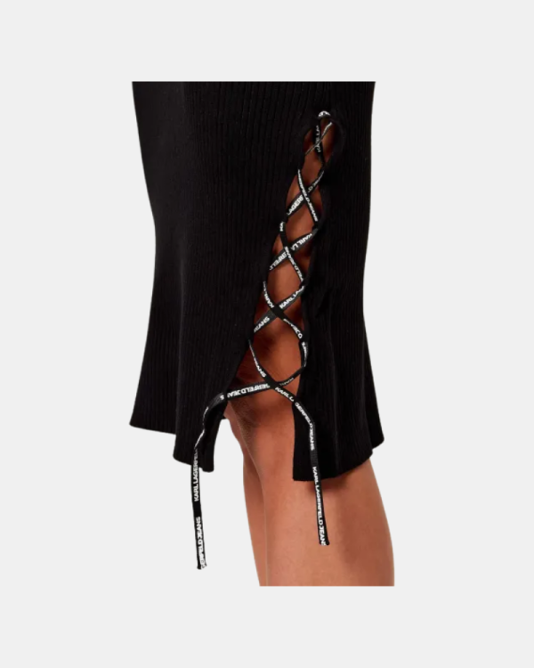Vestidos Manga curta Mulher Karl Lagerfeld Preto B1W13041