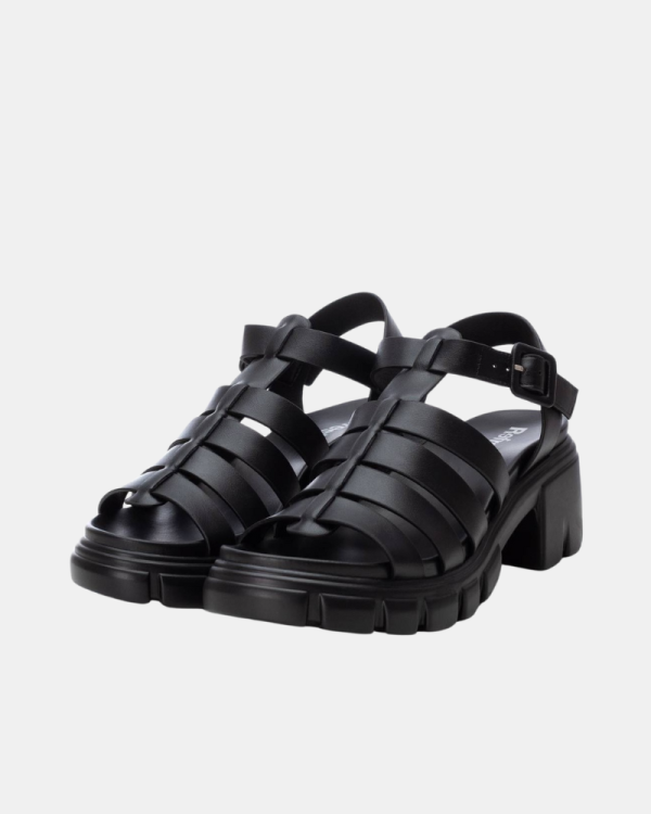 Sandalias Abiertas Mujer REFRESH Negro 171540