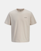 Camisetas de manga curta para homem JACK AND JONES Bege 12287990 ARCHIVE