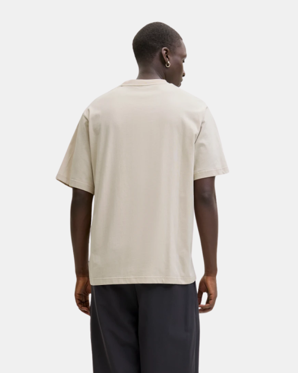 Camisetas de manga curta para homem JACK AND JONES Bege 12287990 ARCHIVE