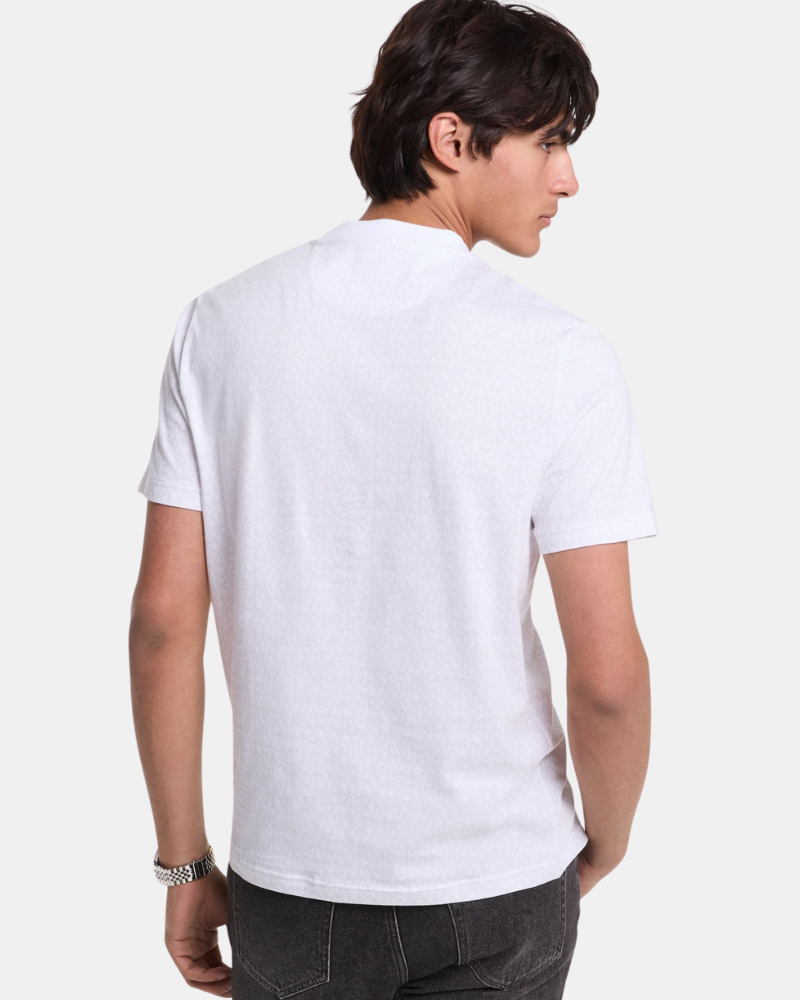 Camisetas de manga curta para homem MICHAEL KORS Branco CS5529A5KS