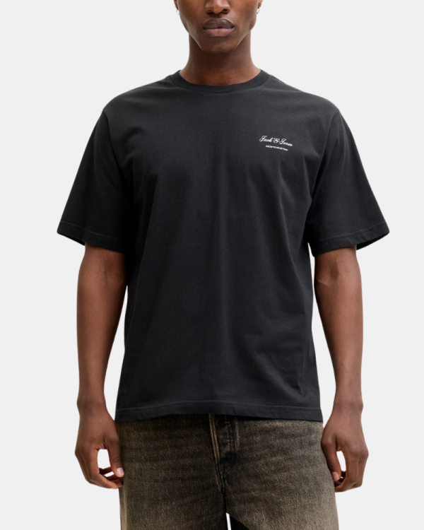 Camisetas de manga curta para homem JACK AND JONES Preto 12287990 ARCHIVE