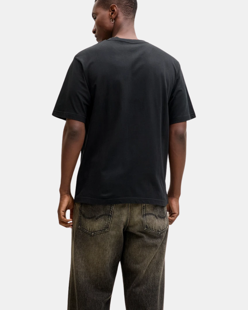 Camisetas de manga curta para homem JACK AND JONES Preto 12287990 ARCHIVE