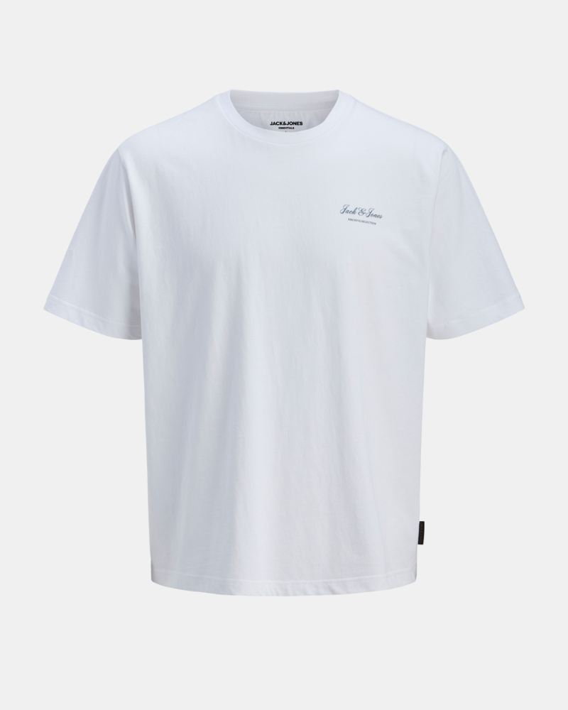 Camisetas Manga Curta Homem JACK AND JONES Branco 12287990 ARCHIVE