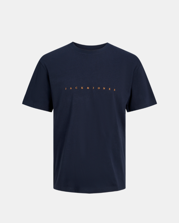 Camisetas de manga curta Homem JACK AND JONES Azul 12234746 STAR