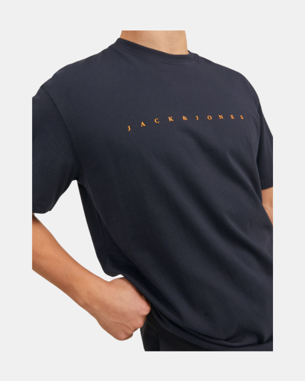 Camisetas de manga curta Homem JACK AND JONES Azul 12234746 STAR