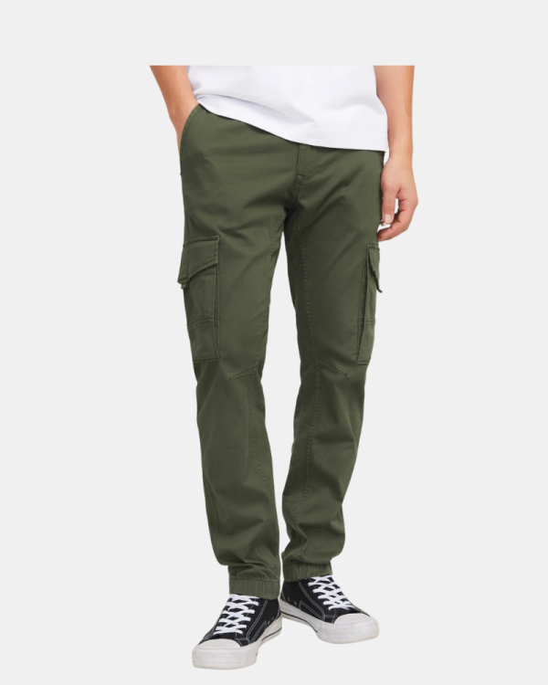 Calças compridas para homem JACK AND JONES Verde 12141844 PAUL