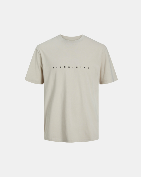 Camisetas Manga curta Homem JACK AND JONES Bege 12234746 STAR