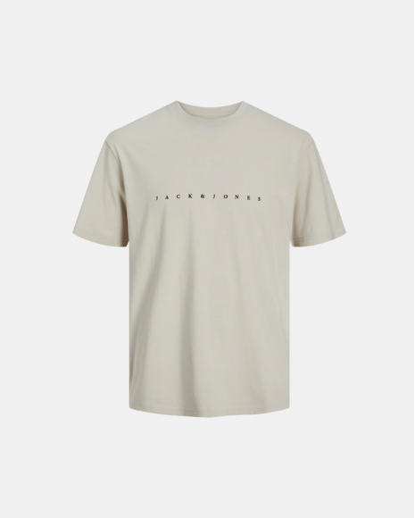 Camisetas Manga curta Homem JACK AND JONES Bege 12234746 STAR