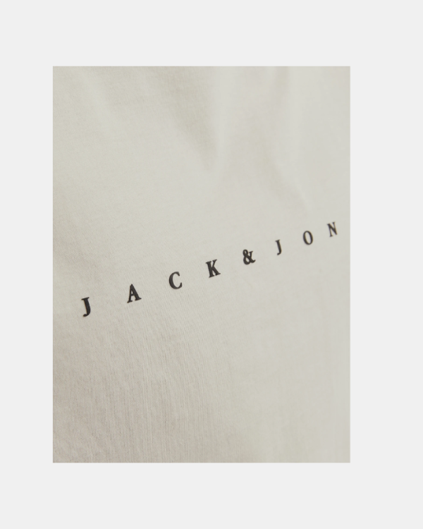 Camisetas Manga curta Homem JACK AND JONES Bege 12234746 STAR