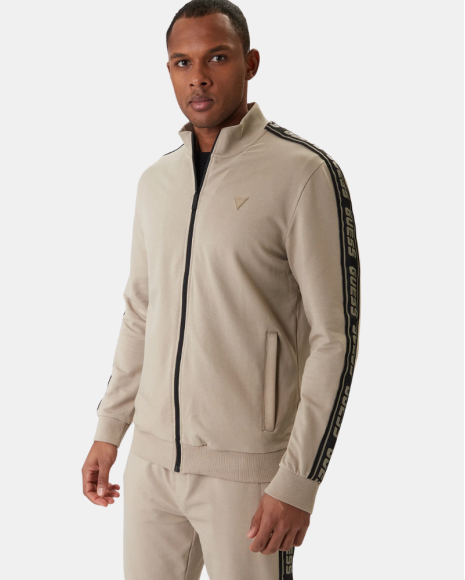 Sweatshirts de manga comprida para homem GUESS Taupe Z2YQ12 K6ZS1