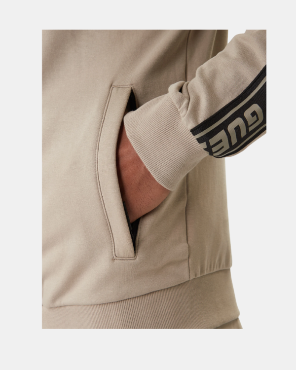 Sweatshirts de manga comprida para homem GUESS Taupe Z2YQ12 K6ZS1
