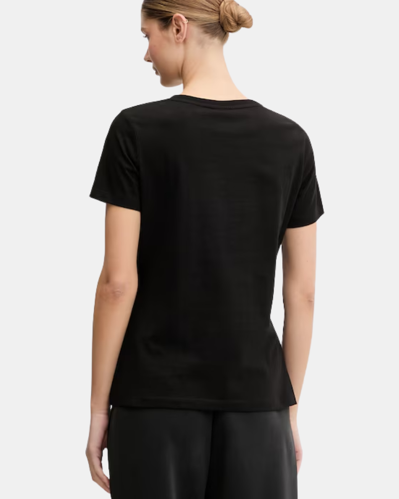 Camisetas de manga curta para mulher GUESS pretas V6RI16 I3Z14