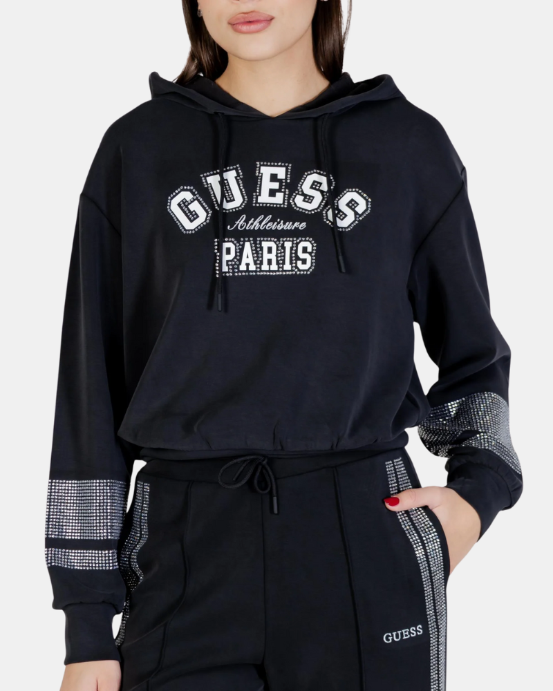 Sudaderas Manga larga Mujer GUESS Negro V6RQ02 KCAY2
