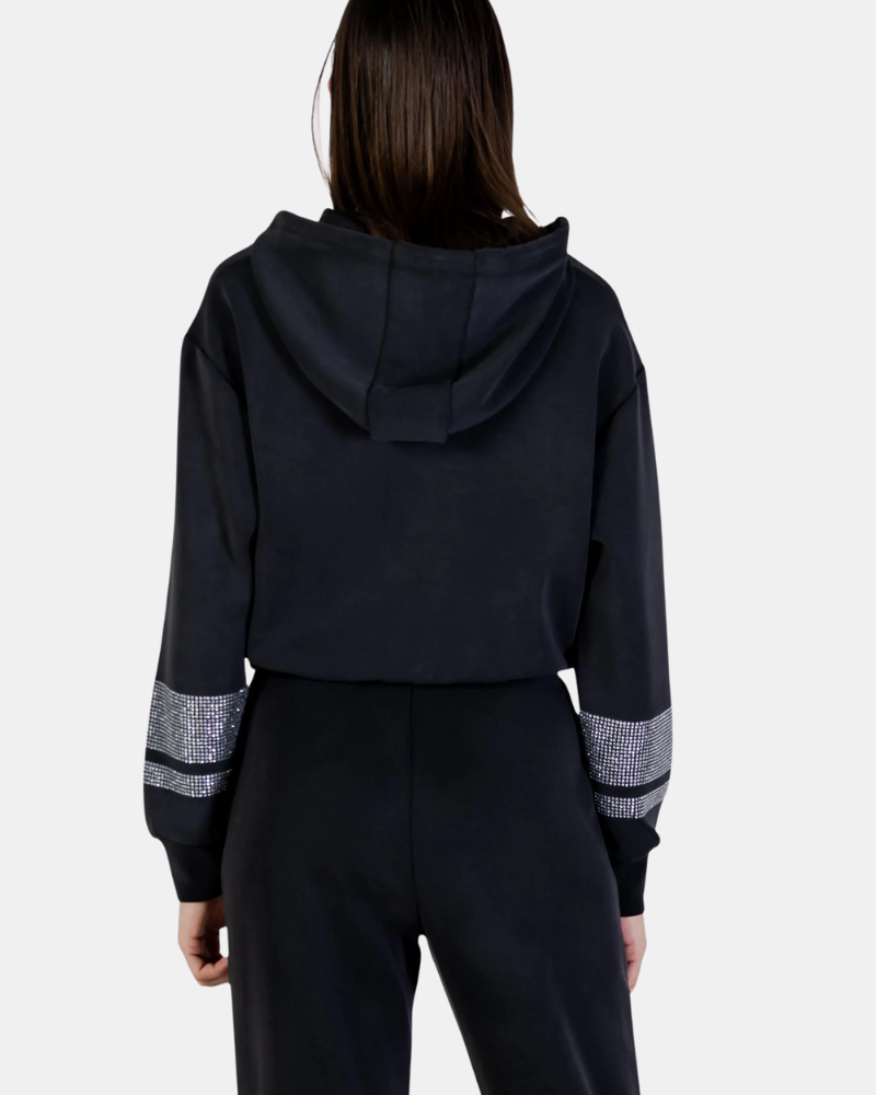 Sudaderas Manga larga Mujer GUESS Negro V6RQ02 KCAY2