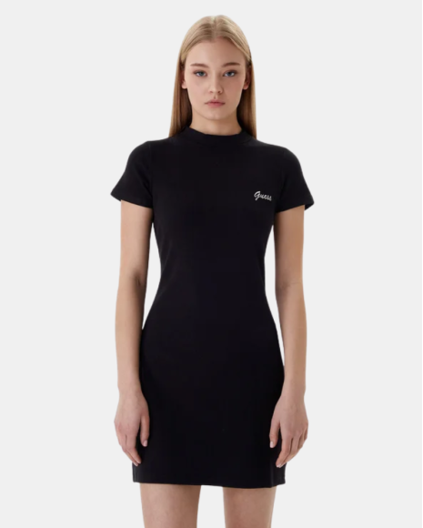 Vestidos  Manga corta Mujer GUESS Negro V6RK06K8RT2