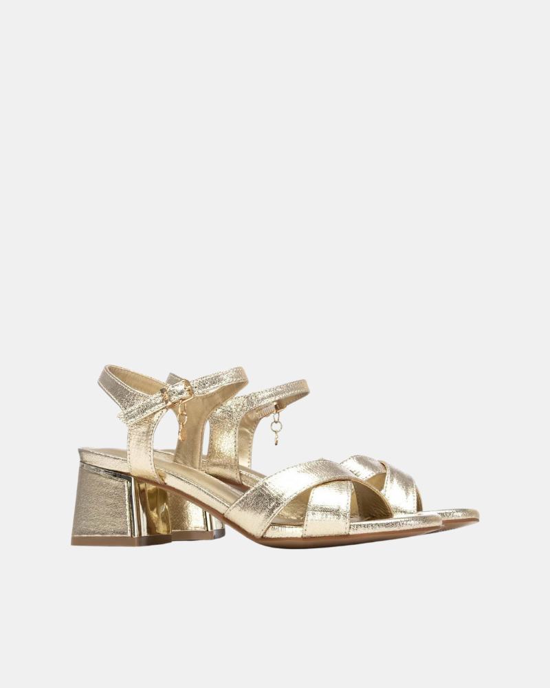 Sandalias Fiesta Mujer XTI Oro 145344