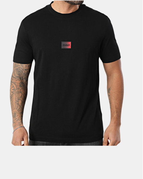 Camisetas Manga Curta Homem HUGO Preto 50553124 DANOTIE