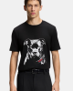 Camisetas de manga curta para homem HUGO Preto 50553779 DUBROX