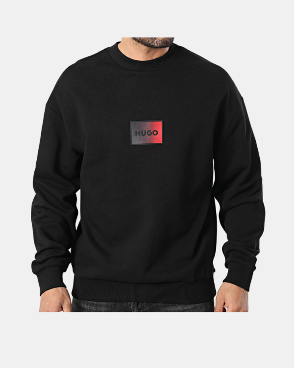 Sudaderas Manga larga Hombre HUGO Negro 50553134 DANOTOP