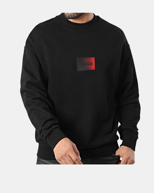 Sudaderas Manga larga Hombre HUGO Negro 50553134 DANOTOP