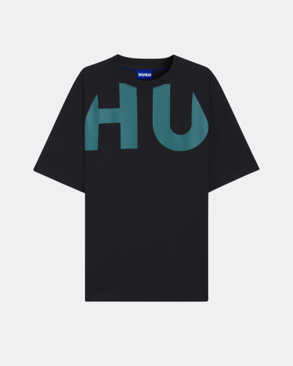 Camisetas de manga curta para homem HUGO Preto 50552485 NALFTEE