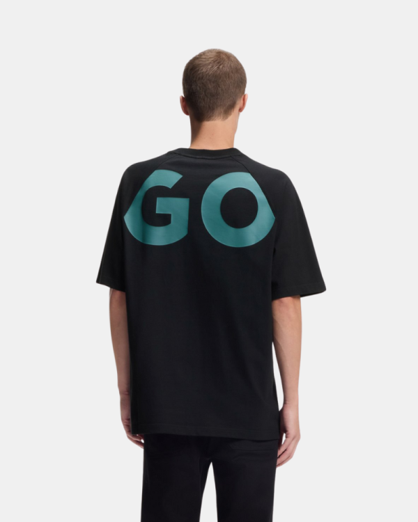 Camisetas de manga curta para homem HUGO Preto 50552485 NALFTEE