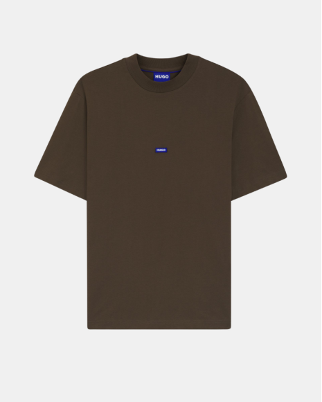 Camisetas Manga corta Hombre HUGO Marrón 50509991 NIEROS