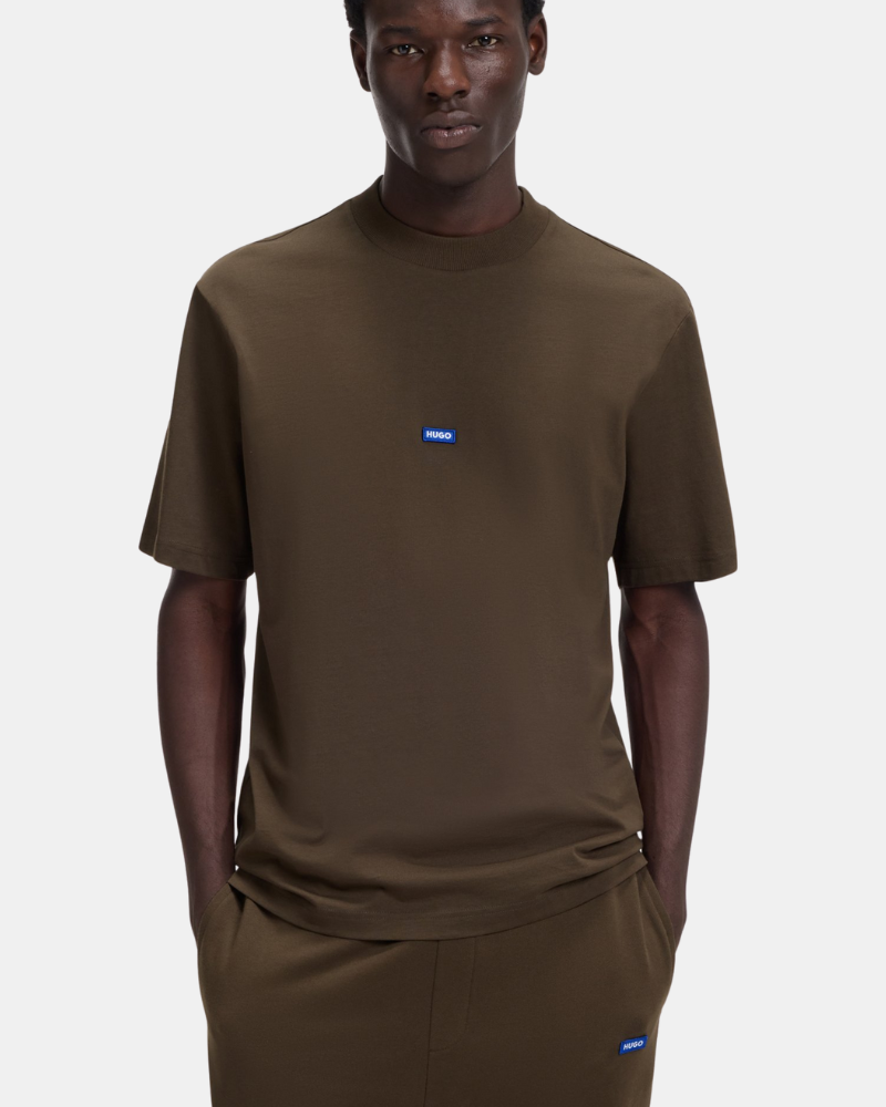 Camisetas Manga corta Hombre HUGO Marrón 50509991 NIEROS