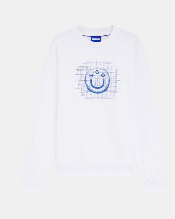 Sudaderas Manga larga Hombre HUGO Blanco 50554392 NAMENEX