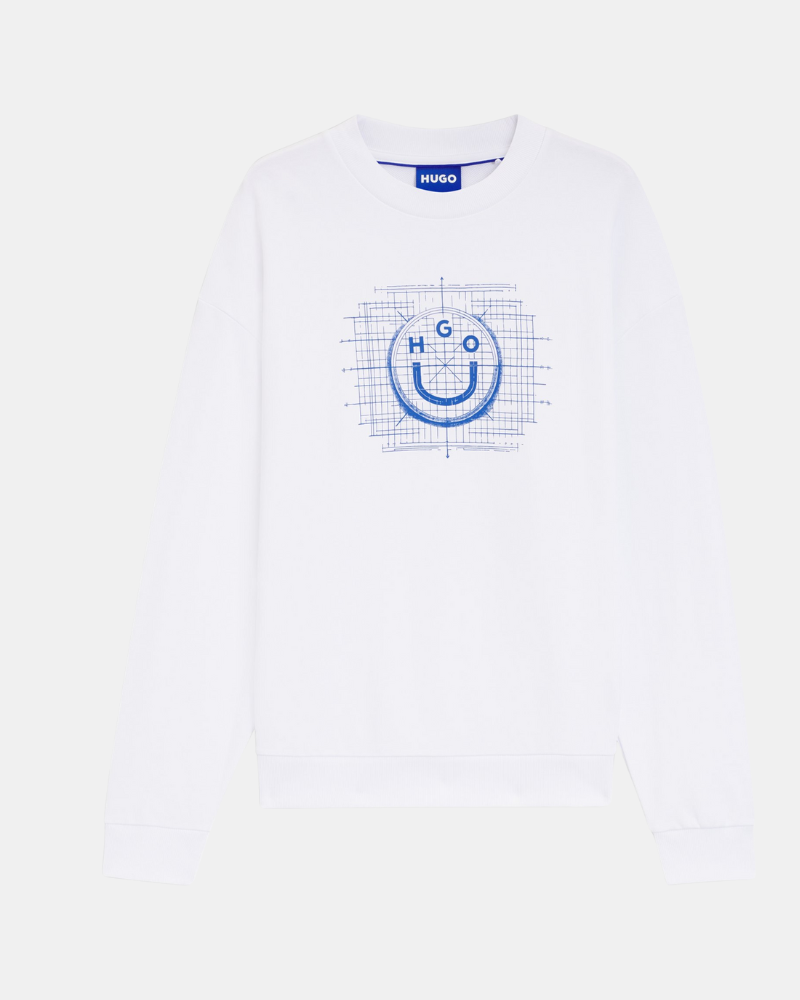 Sudaderas Manga larga Hombre HUGO Blanco 50554392 NAMENEX