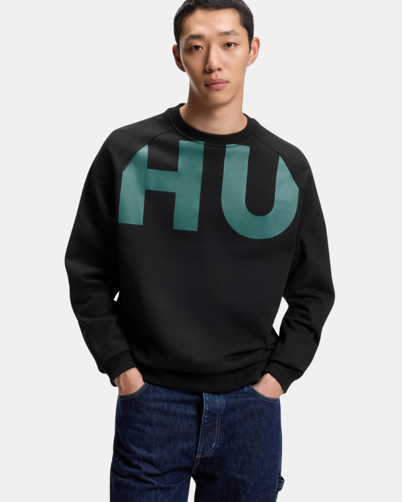 Sudaderas Manga larga Hombre HUGO Negro 50552496 NALFCREW