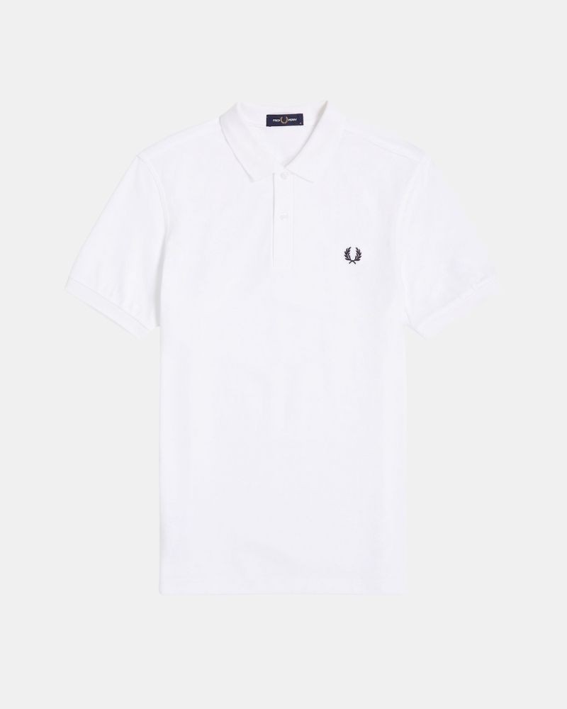  Camisetas Polos Hombre FRED PERRY Blanco M6000