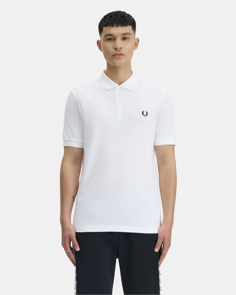  Camisetas Polos Hombre FRED PERRY Blanco M6000