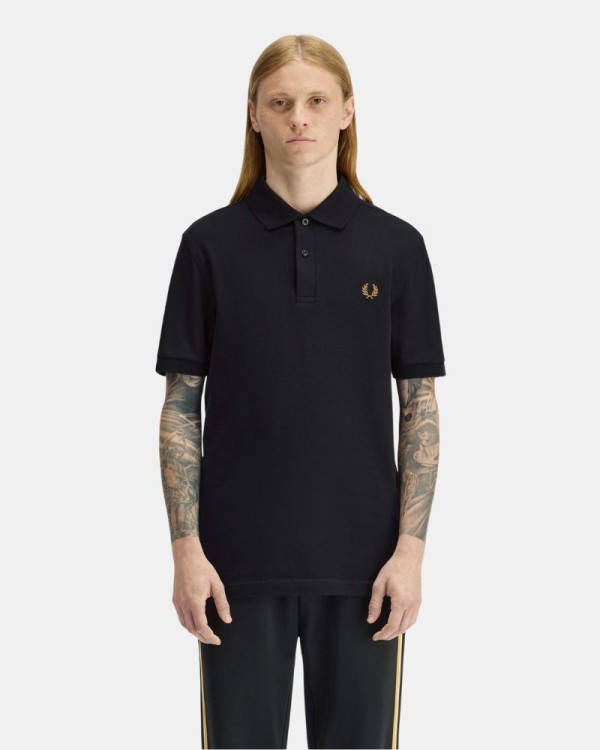  Camisetas Polos Hombre FRED PERRY Negro M6000