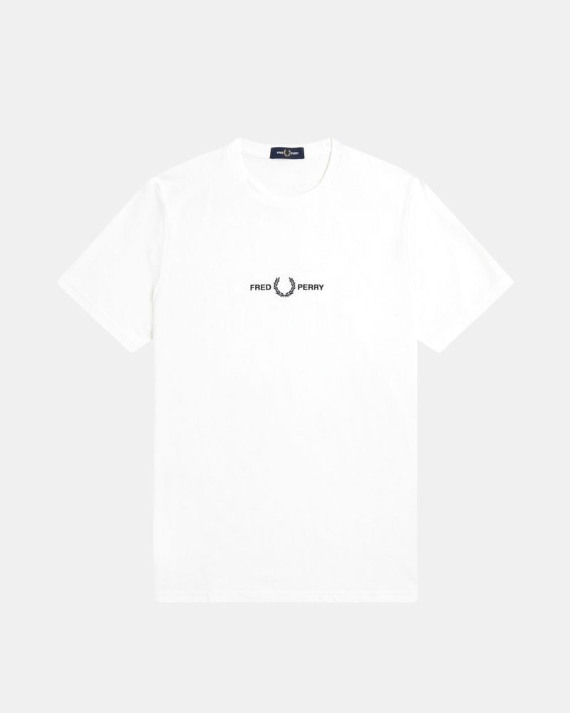  Camisetas Manga corta Hombre FRED PERRY Blanco M3519
