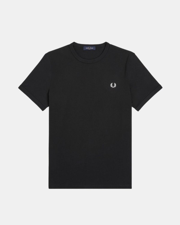  Camisetas Manga corta Hombre FRED PERRY Negro M3519